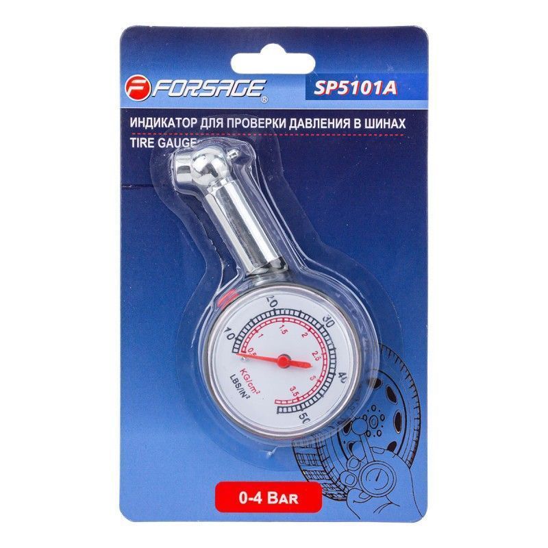 Индикатор для проверки давления в шинах (0-4 Bar)  Forsage F-SP5101A