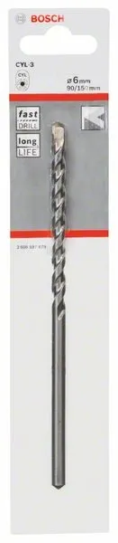 Сверло по бетону CYL-3 6x90x150 мм BOSCH 2.608.597.679