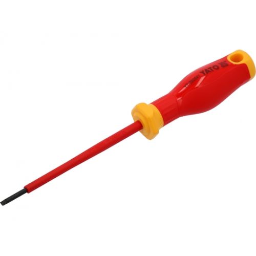 Отвертка шлицевая 3.0х100мм EXTRA SLIM, изолированная, S2 YATO YT-282641