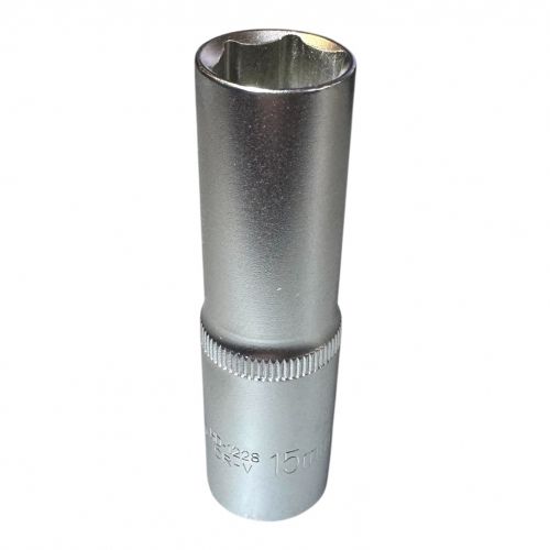 Головка торцевая 1/2" 6гр. 15мм L76мм CrV H-D HD-1228