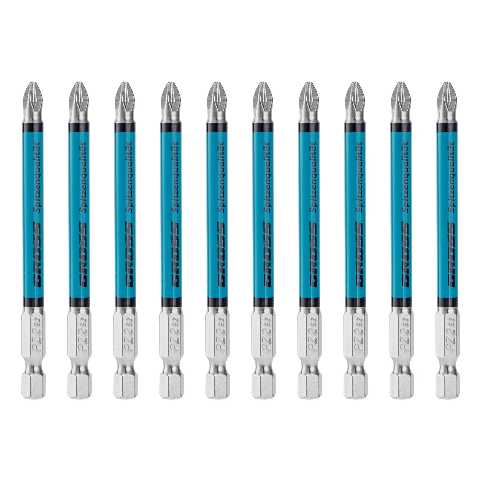 Бита PZ2х90мм, сталь S2, кругл.,10шт. GROSS Gross 112001