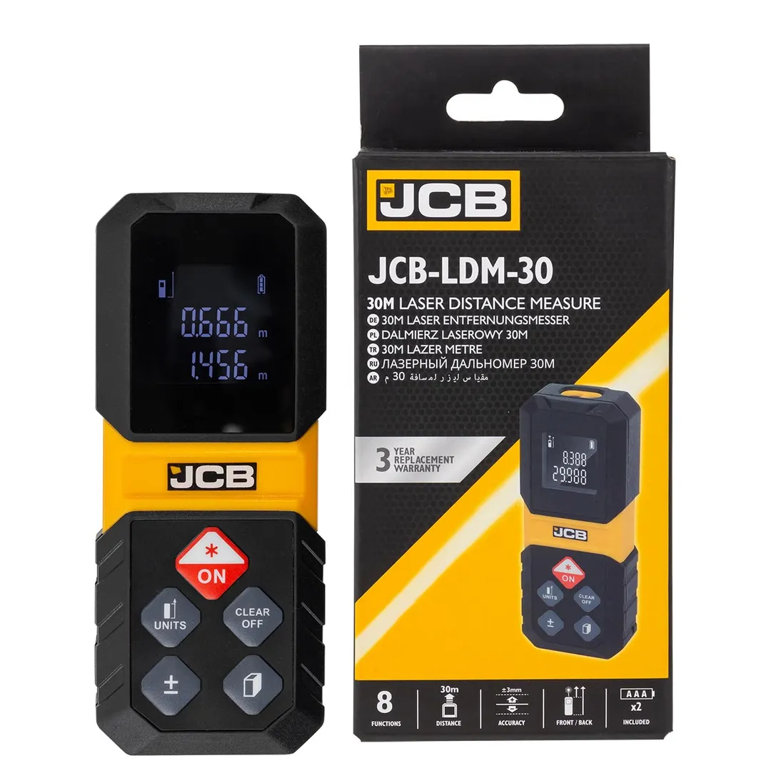 Дальномер лазерный 30м  JCB JCB-LDM-30