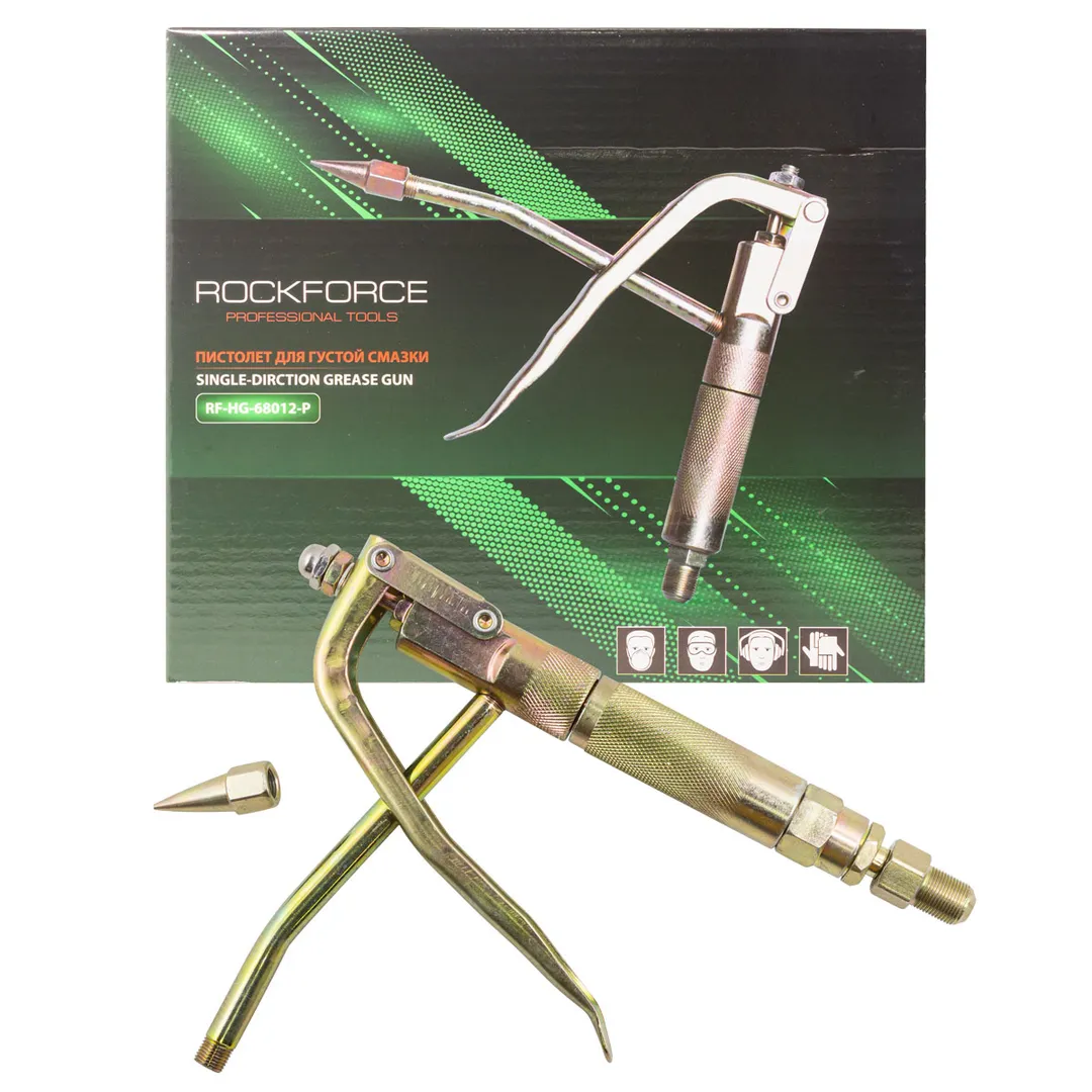 Пистолет для нагнетателя густой смазки  Rock FORCE RF-HG-68012-P