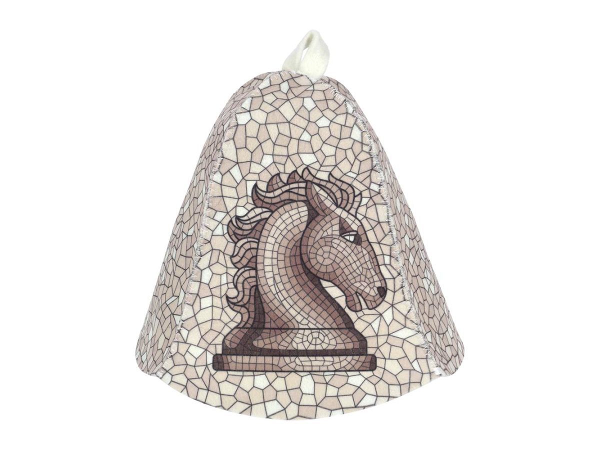 Шапка для бани и сауны "Ход конем" , войлок, "Банные штучки" БАННЫЕ ШТУЧКИ 41498