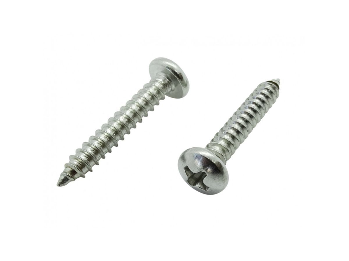 Шуруп 5.5х19 мм полусф. головка, белый цинк, острый, DIN 7981 (500 шт в карт. уп.) STARFIX SMC2-50279-500