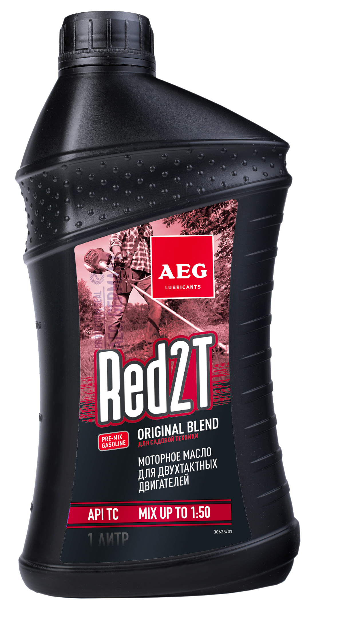 Масло для 2-х тактных двигателей AEG Universal 2T Motor Oil API TC мин. (1л)