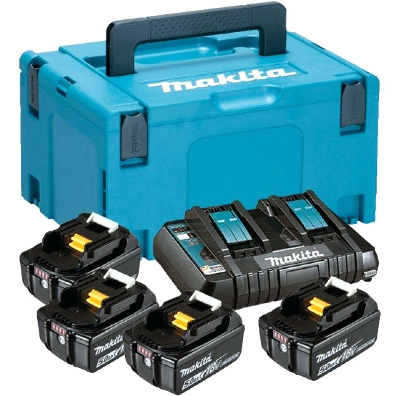 Аккумулятор BL1850B 5.0 Ah (4 шт) + зарядное DC18RD MAKITA  198312-4