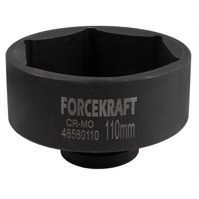 Головка ударная глубокая 1", 110мм (6гр.)  FORCEKRAFT FK-48580110