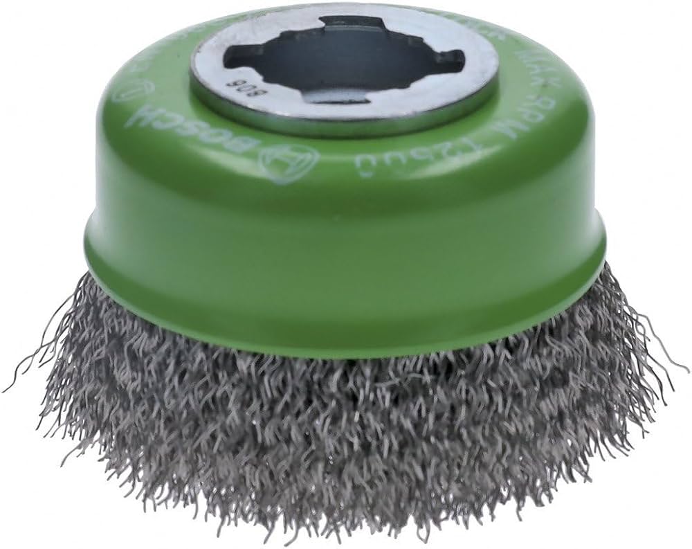 Щетка чашечная 75 мм X-Lock (витая / Inox сталь 0,3 мм)  BOSCH 2.608.620.728