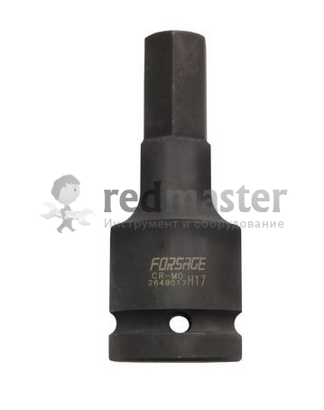 Головка-бита 3/4" 6-гранная ударная 19мм (90ммL)  Forsage F-2649019