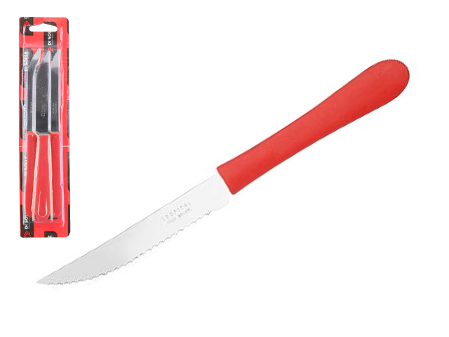 Набор ножей для стейка, 3шт., серия NEW TROPICAL, красные  DI SOLLE 04.0101.18.16.000