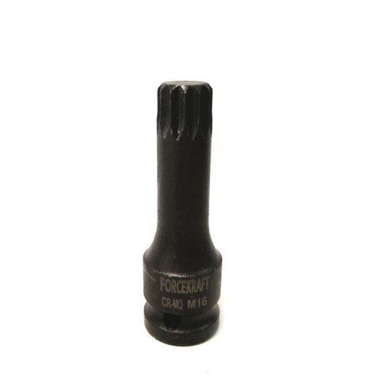 Головка-бита SPLINE ударная M11,1/2"  FORCEKRAFT FK-24807811MPB