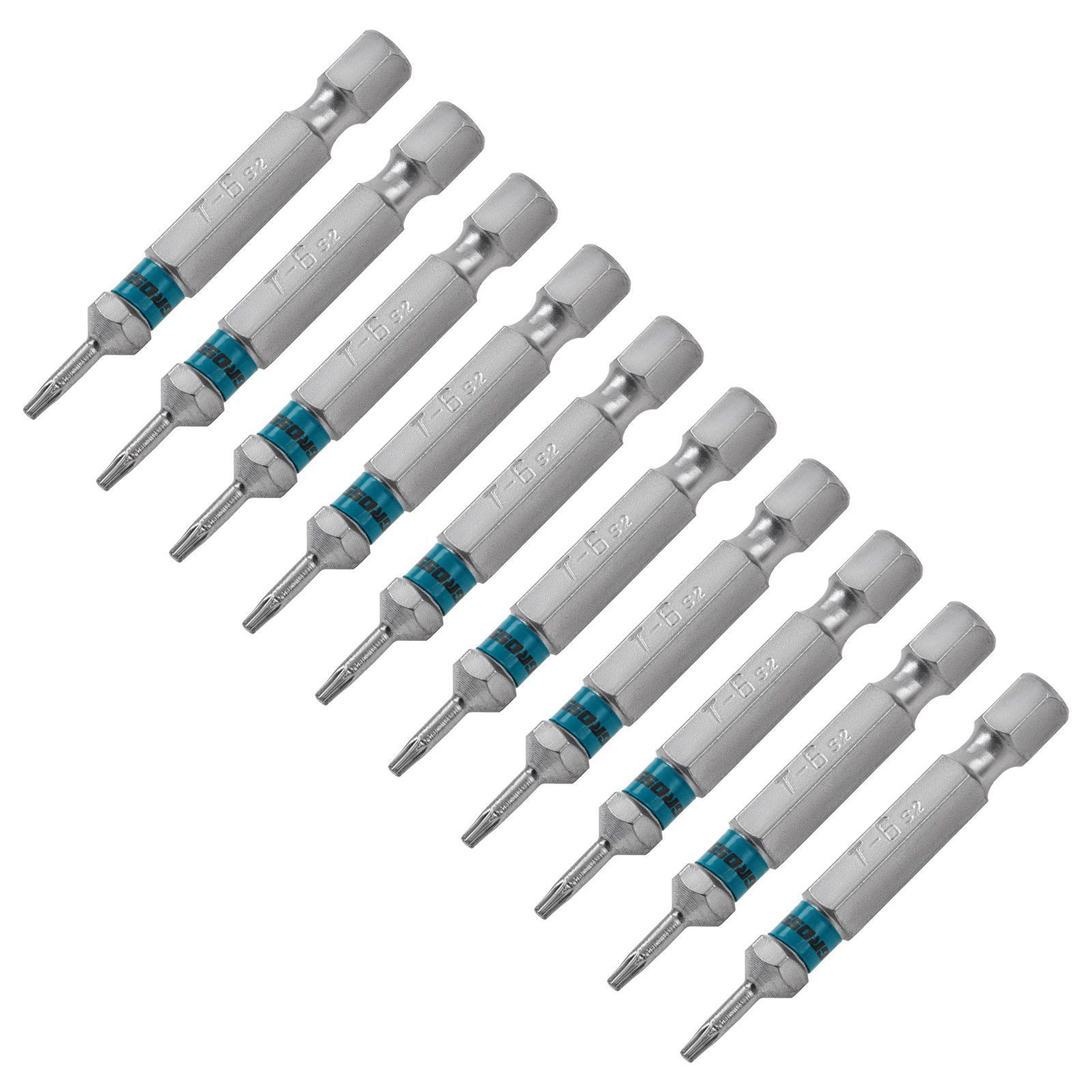 Набор бит TORX 6х50, сталь S2, 10 шт. Gross 11466