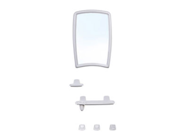 Набор для ванной Berossi 41, белый мрамор (зеркало 350х520 mm)  BEROSSI НВ04104000