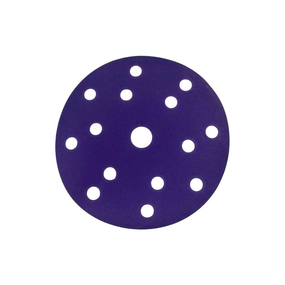 Шлифлист d150 мм 15 отверстий P320 (керамика на пленке)  Гамматест GTA208F320