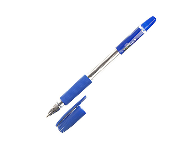 Ручка шариковая H2O 0,7 мм синий, резиновый грип,  LINC 1310/blue