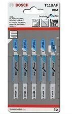Пилка для лобзика T 118 AF Flexible for Metal (5 шт) BOSCH 2.608.634.505