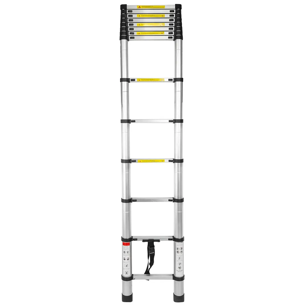 Лестница телескопическая алюм. бытовая 4.1м (14 ступ.) Forsage F-UP410