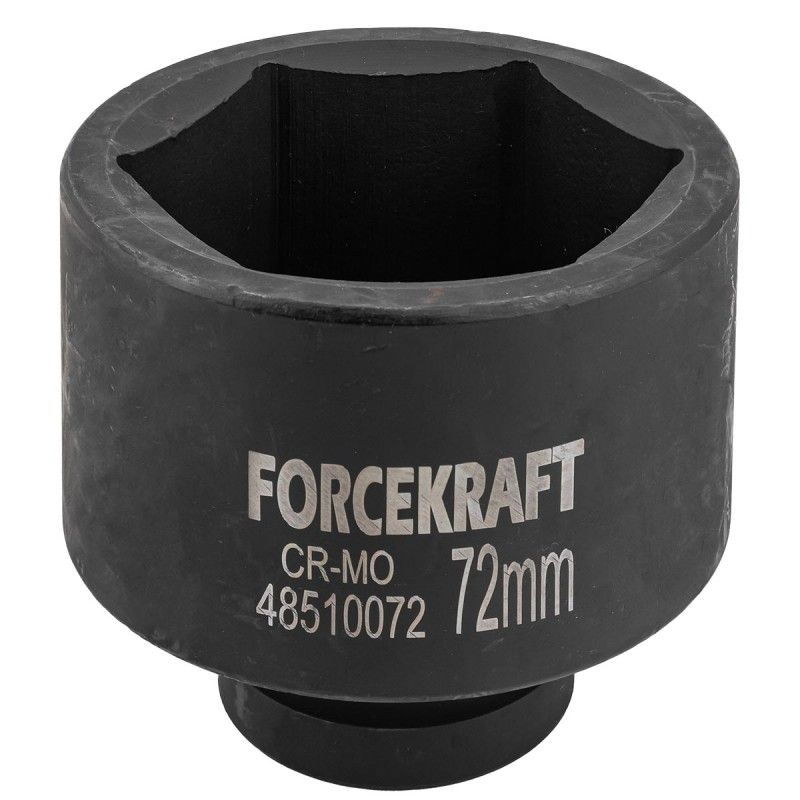 Головка ударная глубокая 1", 72мм (6гр)  FORCEKRAFT FK-48510072