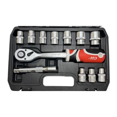 Набор инструментов 1/2" (12пр.) CrV H-D HD-38671