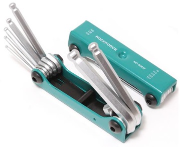 Набор ключей TORX T9-T40 8пр. с отверстием складной Rock FORCE RF-5083TF