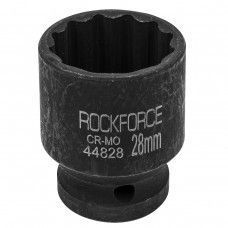 Головка ударная 28мм 12гр. 1/2"  Rock FORCE RF-44828