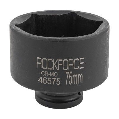 Головка ударная 3/4", 75мм (6гр.)  Rock FORCE RF-46575