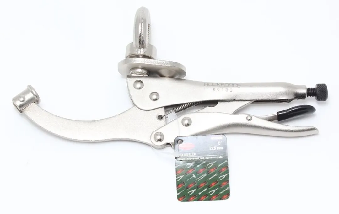 Зажим гейферный для кузовных работ 9"-225мм Rock FORCE RF-66103