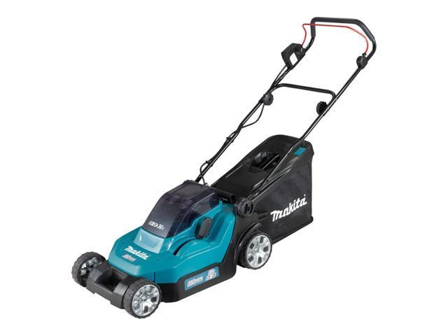 Газонокосилка аккумуляторная  DLM 382 CM2 (18.0 В, 2 акк., 4.0 А/ч, Li-Ion, шир. 380 mm, выс. 25-75 mm, пластм. корпус, травосборник 40) MAKITA DLM382CM2
