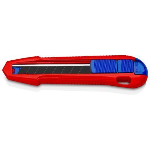 Нож универсальный CutiX, 165 мм, для стандартных лезвий на 18 мм  KNIPEX 9010165BK