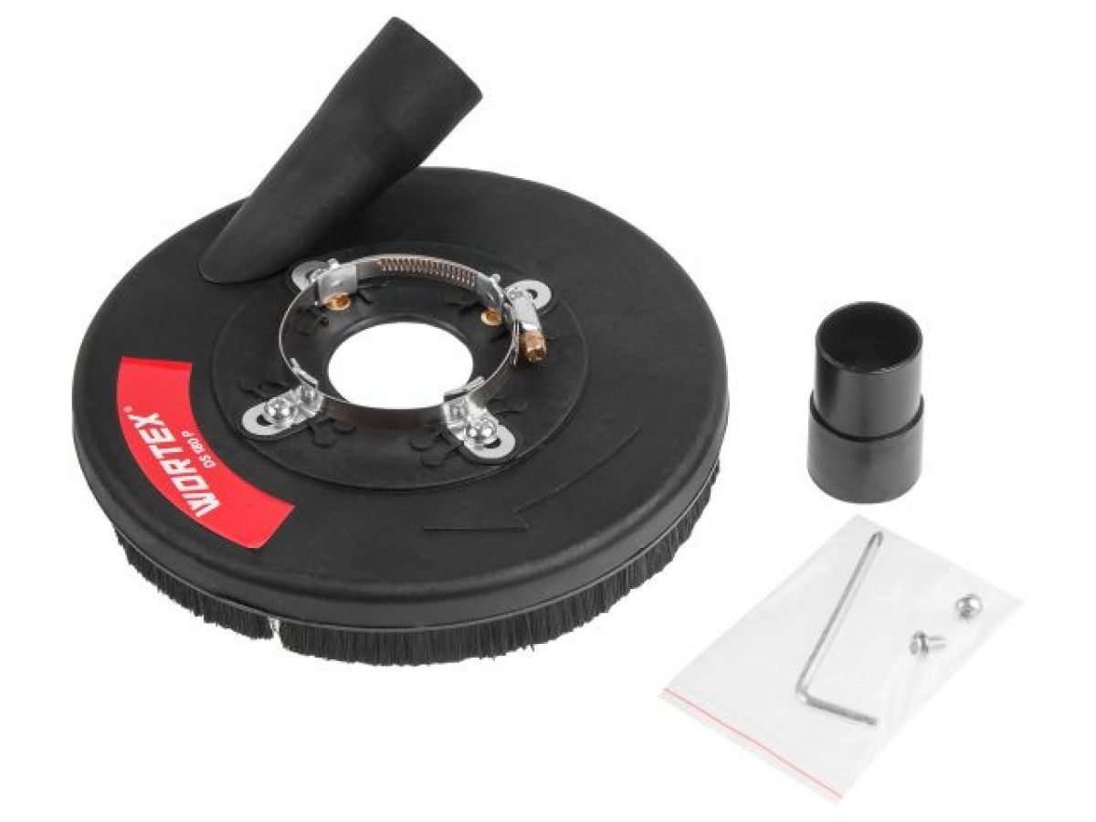 Кожух вытяжной для УШМ DS 180 P (Кожух на 180 mm диск, для шлифовки бетона.) WORTEX 323345