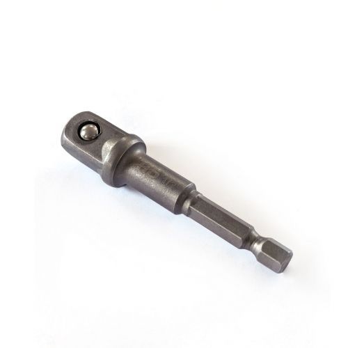 Переходник для шуруповерта с 1/4" HEX на квадрат 1/2", длина 70 мм H-D HD-04627