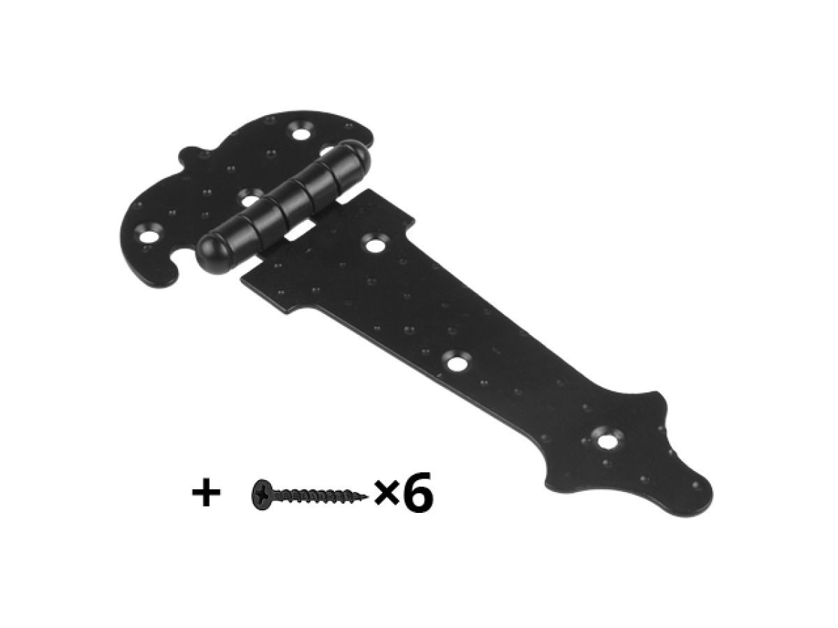 Петля-стрела 150 мм фигурная, черный матовый, STARFIX SMP-66928-1