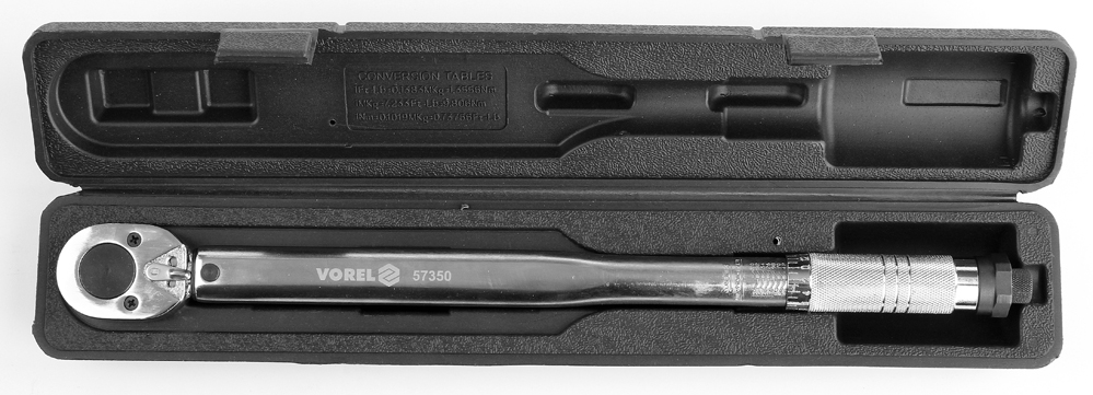 Ключ динамометрический 1/2"  465mm (28-210Nm)  VOREL 57350