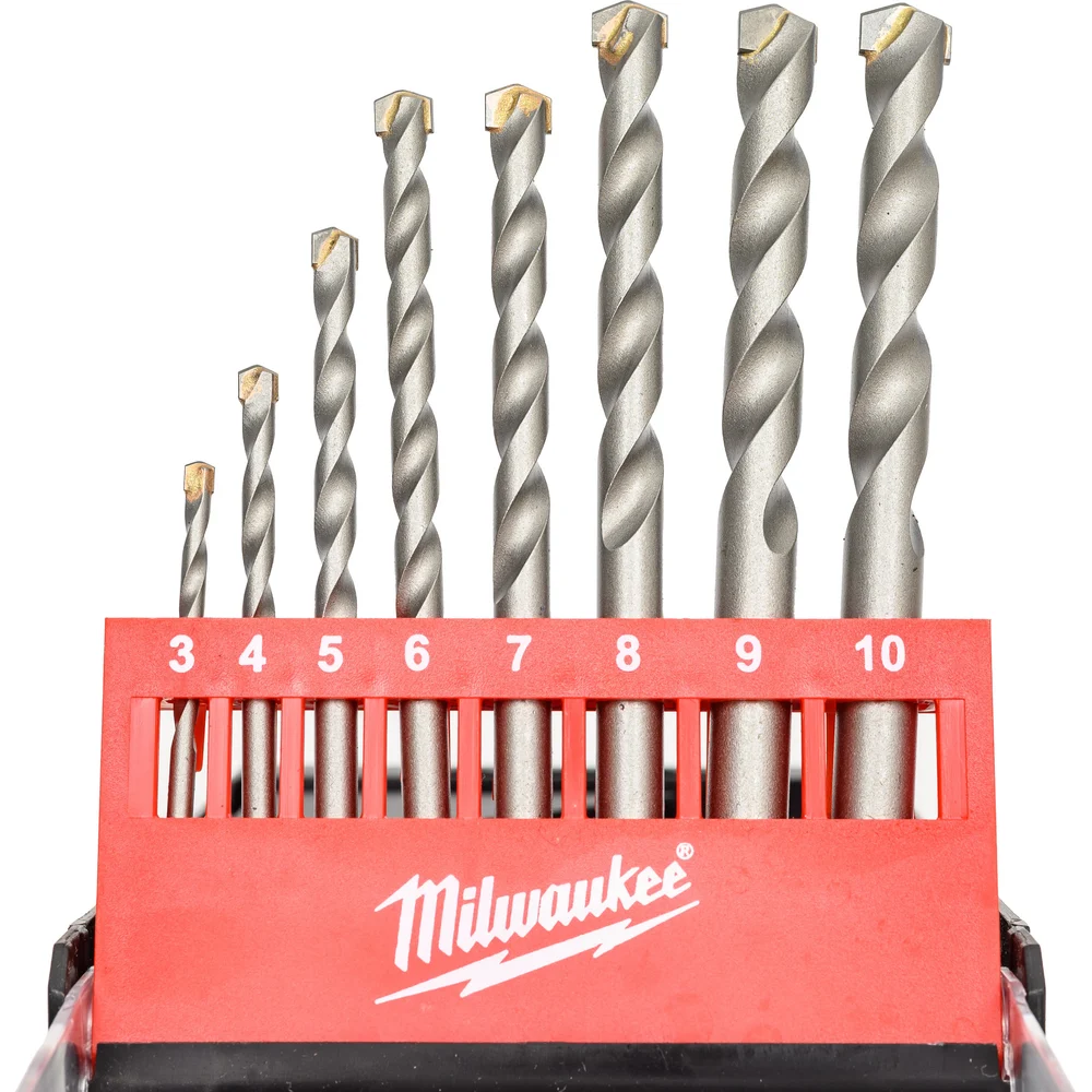 Набор__Сверла по бетону 3-10 мм MARS Set (8 шт) в футляре MILWAUKEE 4932480158