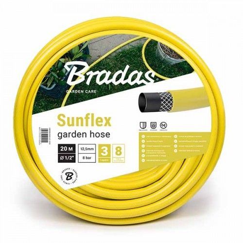 Шланг поливочный SUNFLEX 1" 20м  BRADAS WMS120