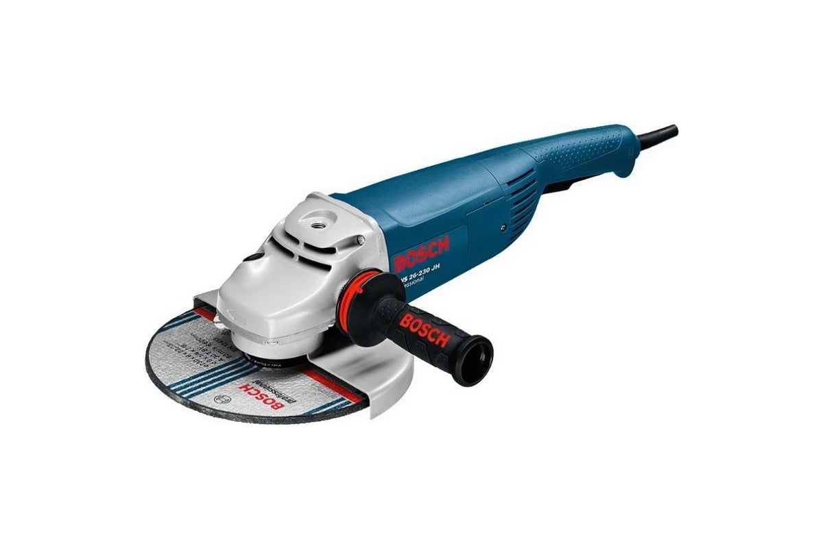 Угловая шлифмашина, диск  230 мм, 6500 об.мин,  BOSCH GWS 26-230 JH BOSCH 0.601.856.M00