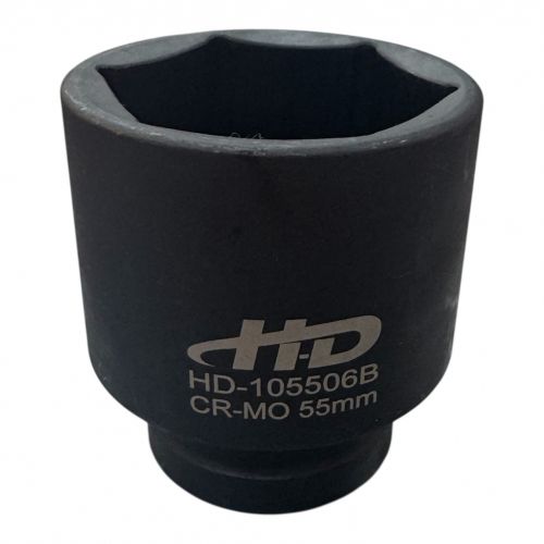 Головка торцевая ударная 1" 6гр. 55мм L80мм CrMo H-D HD-105506B