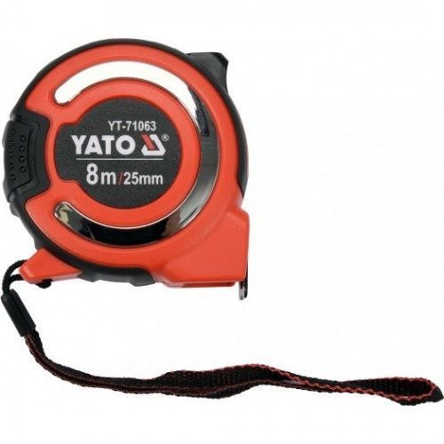 Рулетка с магнитом 8мх25mm (бытовая)  YATO YT-71063