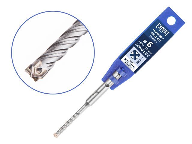 Бур (сверло) 6х50х110 mm SDS-plus EXPERT (бур по бетону, крестовая пластина) STARTUL SE8306-110