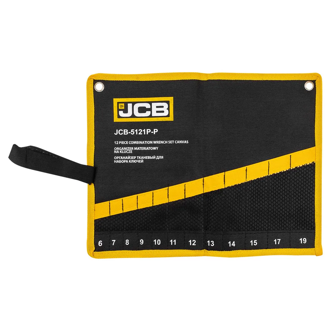 Органайзер тканевый для набора ключей 12пр. JCB JCB-5121P-P