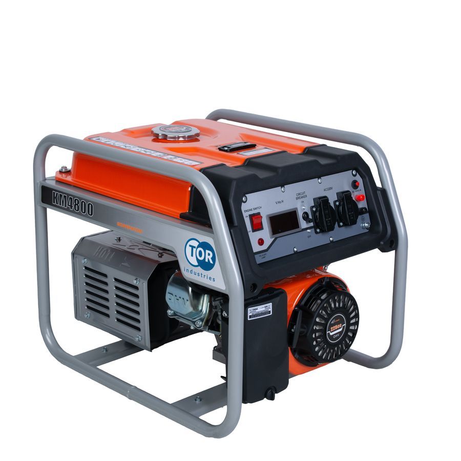 Генератор бензиновый KM4800H 3,3 кВт 220В 16 л с ручным запуском, шт TOR 1018115