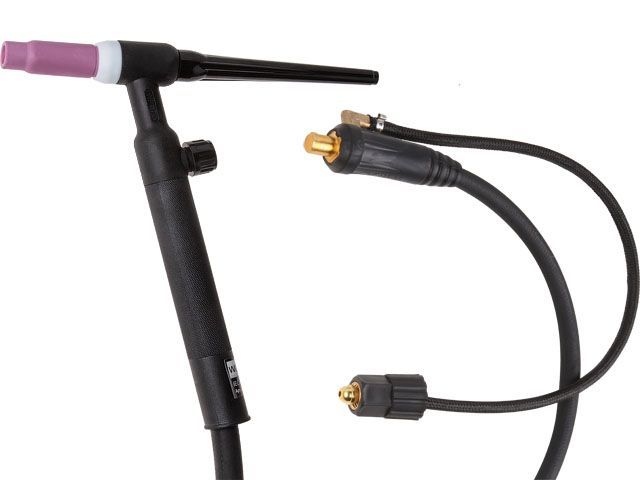 Горелка сварочная TIG WGT-17V (4м, 150А, разъем 35-50, вентиль)  SOLARIS SL1575-1