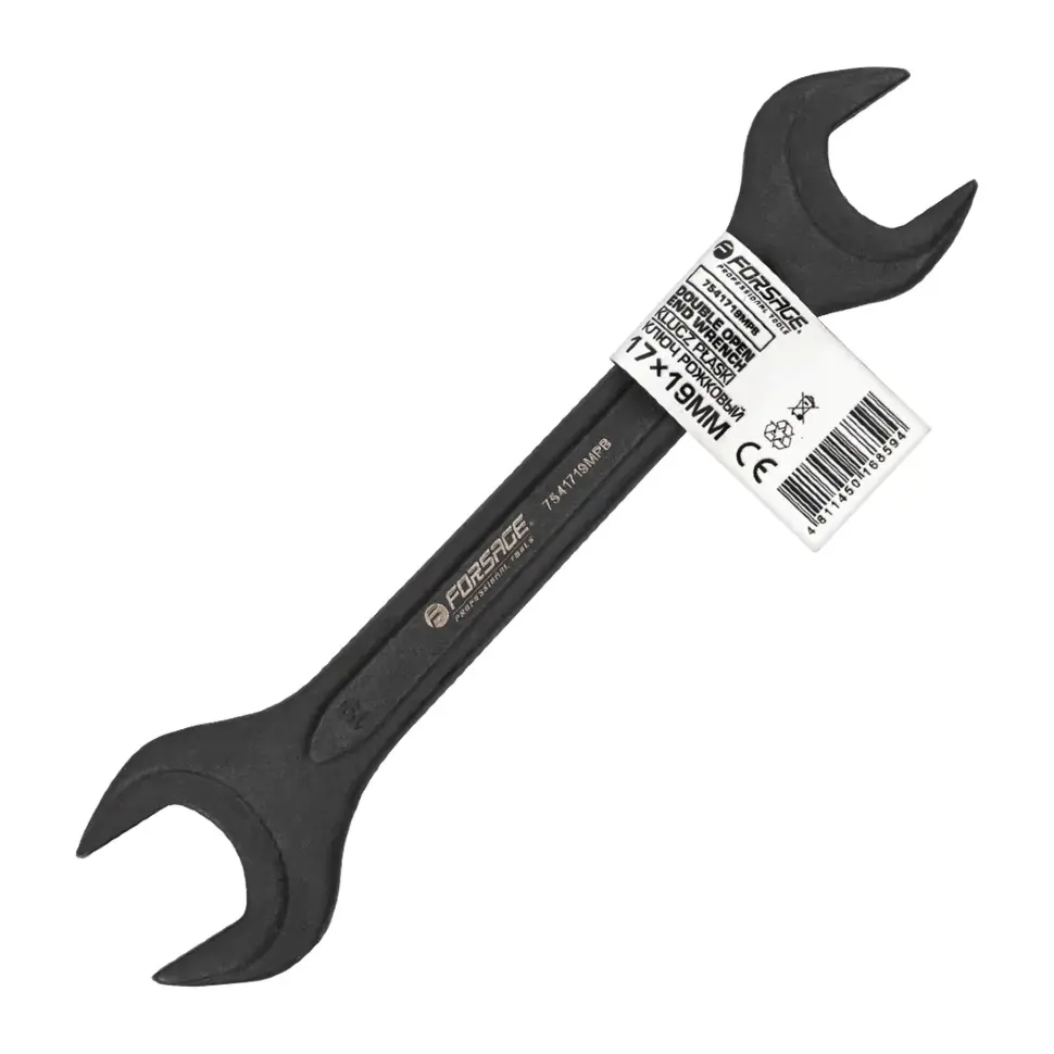 Ключ рожковый 17х19мм  Forsage F-7541719MPB