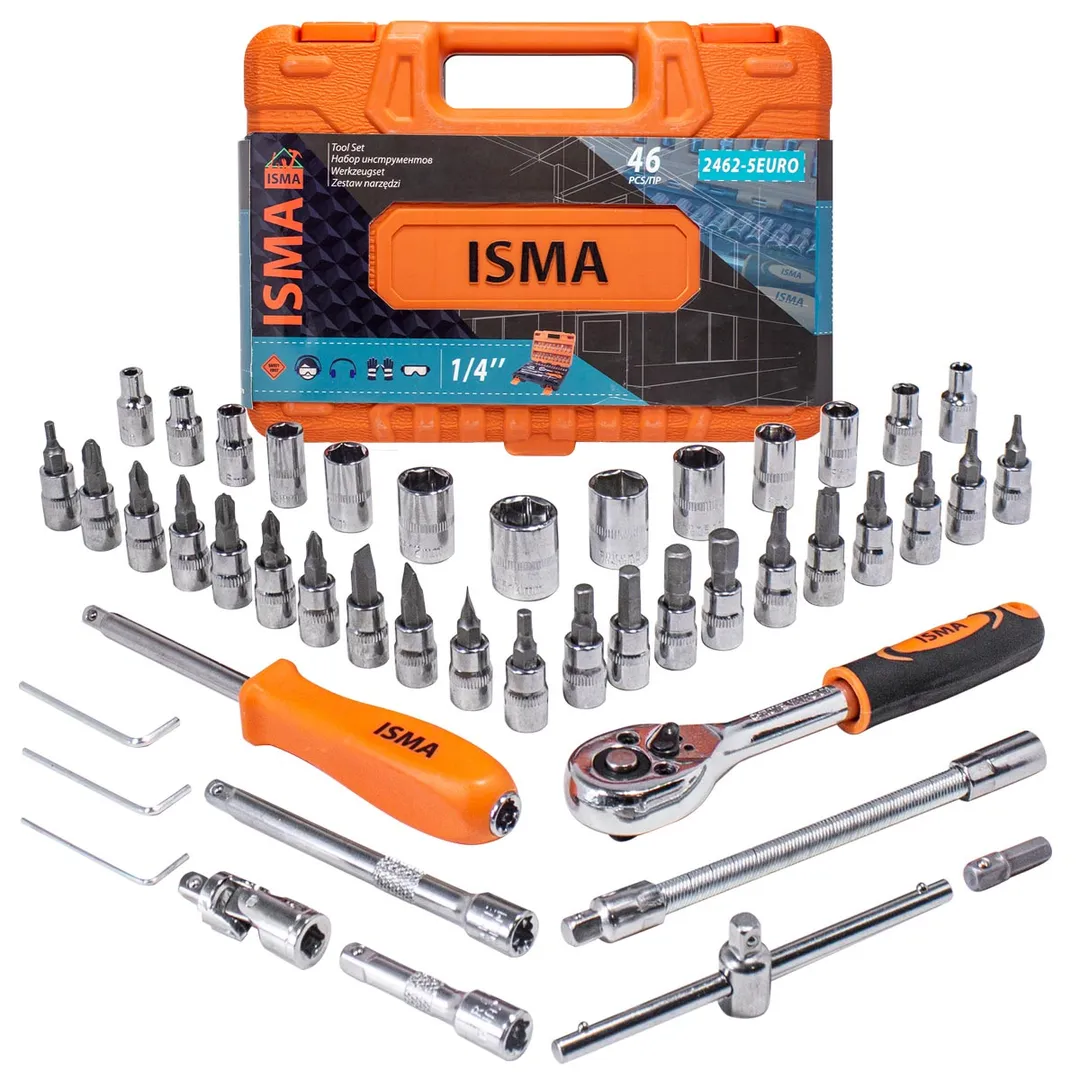 Набор инструментов 46пр  ISMA ISMA-2462-5 EURO