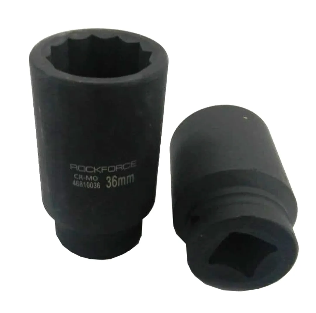 Головка ударная глубокая 3/4", 36 мм. (12гр.) Rock FORCE RF-46810036