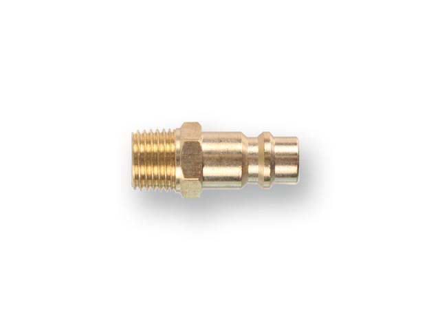 Соединение быстросъемный ПАПА х наружняя резьба 1/4", латунь, ECO AB-M/MT14