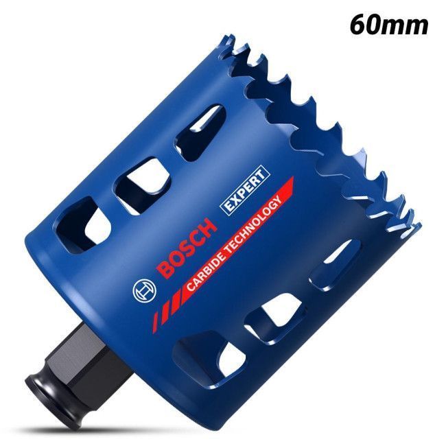 Коронка твердосплавная 60 мм Expert Tough Material (по дереву с металлом) BOSCH 2608900429