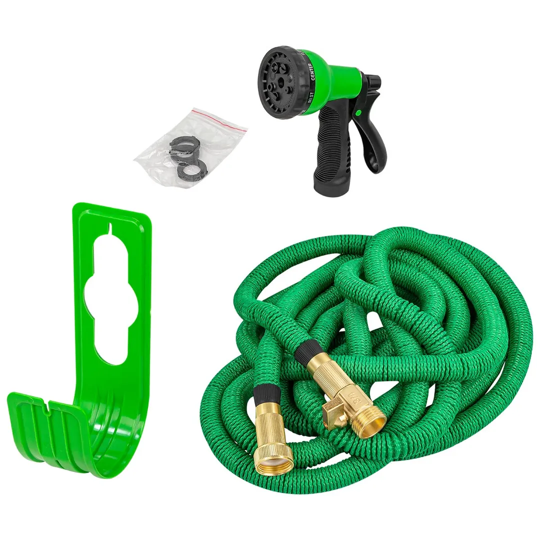 Шланг садовый в комплекте с пистолетом-распылителем 15м  ...WMC TOOLS WMC-TG7106006-15M