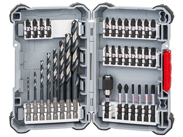 Набор бит и сверл (2-10мм) по металлу Impact Control (35 предметов) BOSCH 2608577148